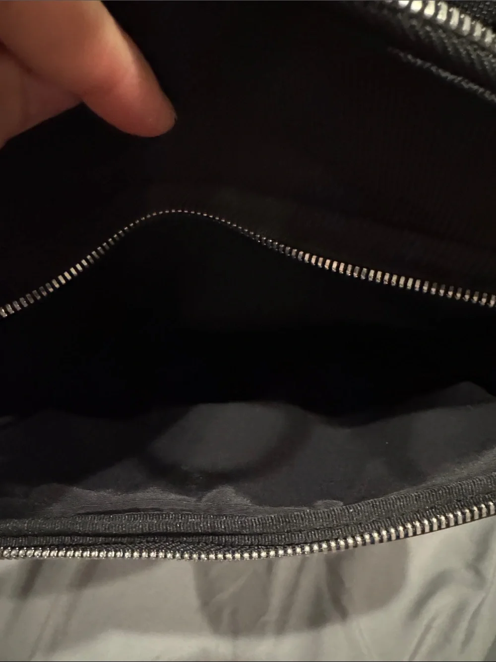 Lacoste Black Men's Backpack with Silver Logo Accent